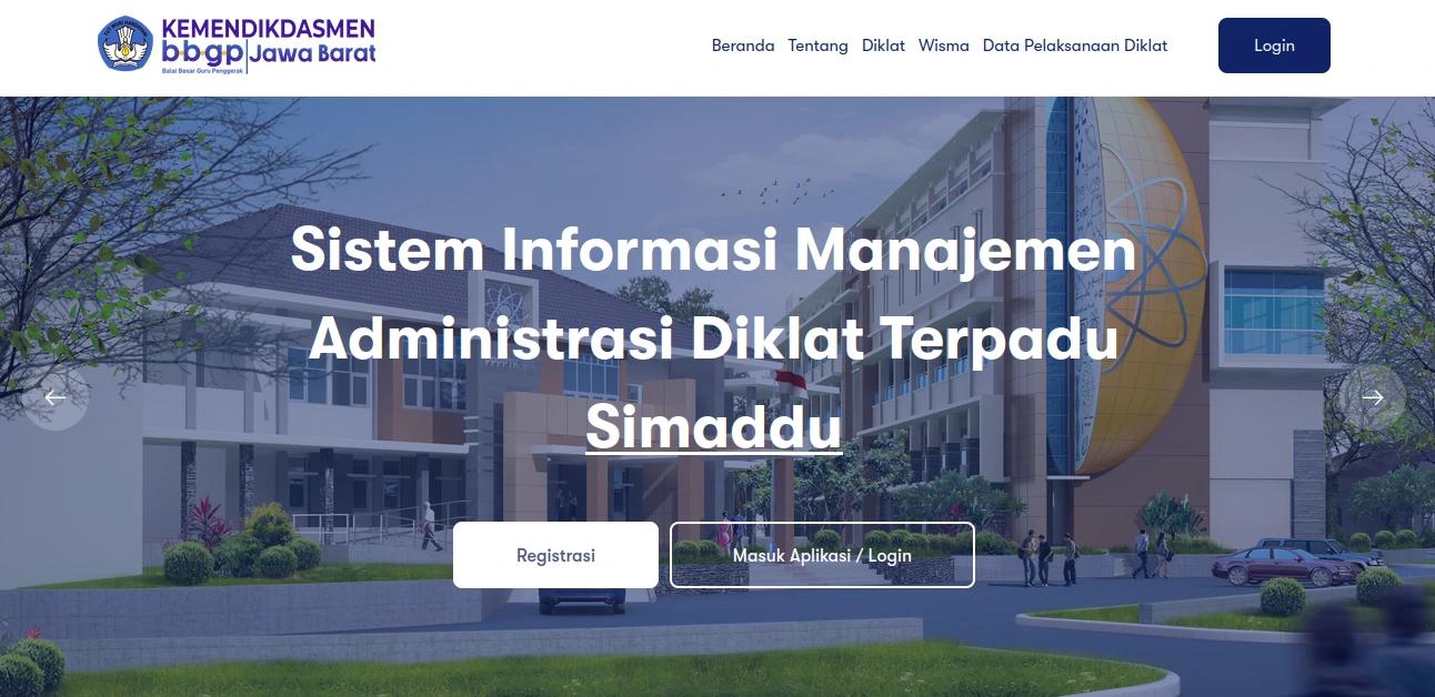 Sistem Informasi Manajemen Administrasi Diklat Terpadu BBGP Provinsi Jawa Barat